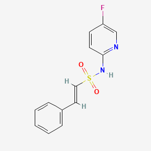 (E)-N-(5-Fluoropyridin-2-YL)-2-phenylethenesulfonamide