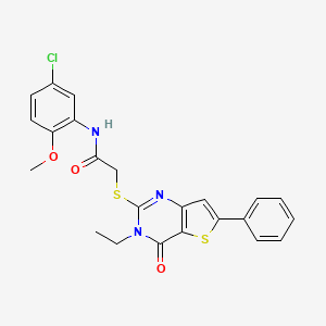 N-benzyl-2-[5-(3-methyl-2-thienyl)-1,3,4-oxadiazol-2-yl]acetamide