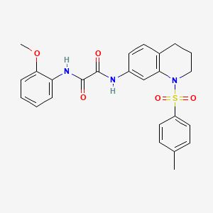 N1-(2-methoxyphenyl)-N2-(1-tosyl-1,2,3,4-tetrahydroquinolin-7-yl)oxalamide