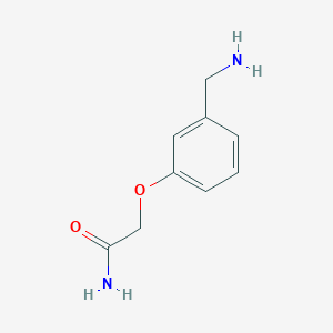 2-[3-(Aminomethyl)phenoxy]acetamide