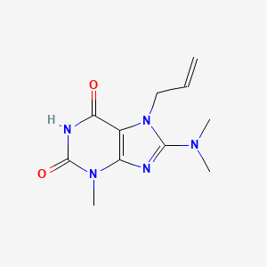 8-(Dimethylamino)-3-methyl-7-prop-2-enylpurine-2,6-dione