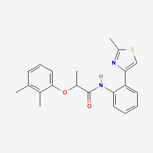 2-(2,3-dimethylphenoxy)-N-(2-(2-methylthiazol-4-yl)phenyl)propanamide
