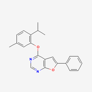 4-(2-Isopropyl-5-methylphenoxy)-6-phenylfuro[2,3-d]pyrimidine