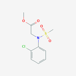 Methyl N-(2-chlorophenyl)-N-(methylsulfonyl)glycinate