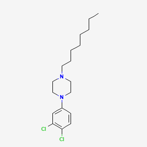 molecular formula C18H28Cl2N2 B2844976 1-(3,4-Dichlorophenyl)-4-octylpiperazine CAS No. 866151-52-2
