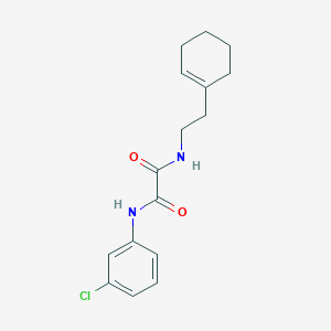 N'-(3-chlorophenyl)-N-[2-(cyclohexen-1-yl)ethyl]oxamide