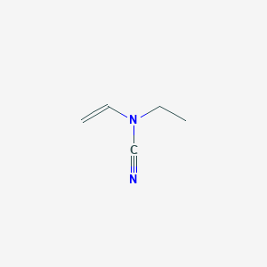 molecular formula C5H8N2 B2845184 cyano(ethenyl)ethylamine CAS No. 855381-91-8