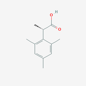 molecular formula C12H16O2 B2845195 (2S)-2-(2,4,6-trimethylphenyl)propanoic acid CAS No. 134381-00-3