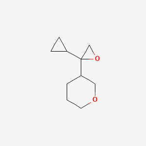 3-(2-Cyclopropyloxiran-2-yl)oxane
