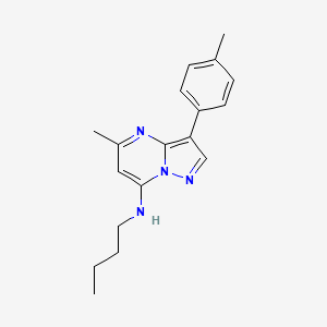 N-butyl-5-methyl-3-(4-methylphenyl)pyrazolo[1,5-a]pyrimidin-7-amine