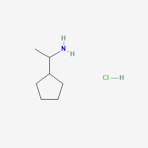 B2845412 (1-Cyclopentylethyl)amine hydrochloride CAS No. 150812-09-2; 38118-79-5