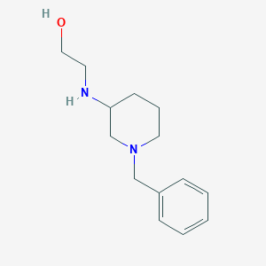 molecular formula C14H22N2O B2845515 2-((1-Benzylpiperidin-3-yl)amino)ethanol CAS No. 1094401-28-1