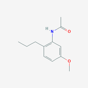 molecular formula C12H17NO2 B2845520 N-(5-methoxy-2-propylphenyl)acetamide CAS No. 91123-81-8