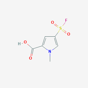 4-(Fluorosulfonyl)-1-methyl-1H-pyrrole-2-carboxylic acid