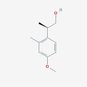 (2R)-2-(4-Methoxy-2-methylphenyl)propan-1-ol