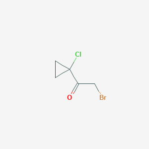 2-Bromo-1-(1-chlorocyclopropyl)ethan-1-one