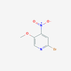 molecular formula C6H5BrN2O3 B2845714 2-Bromo-5-methoxy-4-nitropyridine CAS No. 1805513-34-1