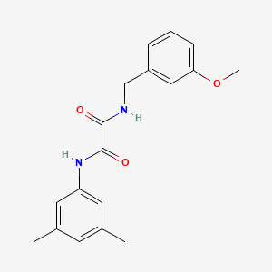 molecular formula C18H20N2O3 B2845761 N-(3,5-dimethylphenyl)-N'-(3-methoxybenzyl)ethanediamide CAS No. 592477-52-6