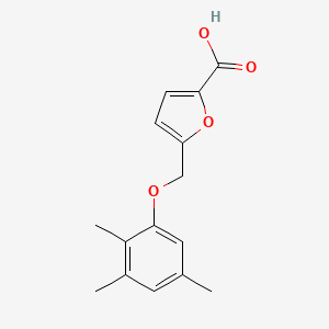 molecular formula C15H16O4 B2845877 5-((2,3,5-Trimethylphenoxy)methyl)furan-2-carboxylic acid CAS No. 860790-42-7