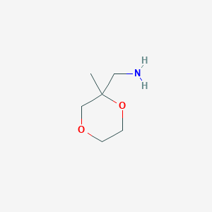 (2-Methyl-1,4-dioxan-2-yl)methanamine