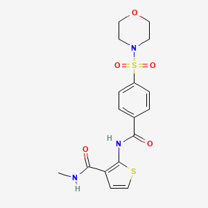 N-methyl-2-(4-(morpholinosulfonyl)benzamido)thiophene-3-carboxamide
