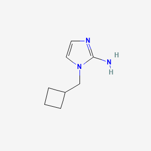 molecular formula C8H13N3 B2846023 1-(Cyclobutylmethyl)-1H-imidazol-2-amine CAS No. 1499994-82-9