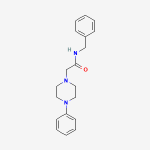 molecular formula C19H23N3O B2846068 N-benzyl-2-(4-phenylpiperazin-1-yl)acetamide CAS No. 841243-15-0