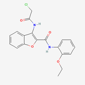 3-(2-chloroacetamido)-N-(2-ethoxyphenyl)benzofuran-2-carboxamide