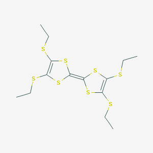 molecular formula C14H20S8 B028462 Tetrakis(ethylthio)tetrathiafulvalene CAS No. 104515-79-9