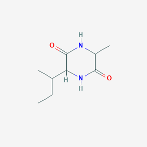 molecular formula C9H16N2O2 B2846251 Cyclo(Ile-Ala) CAS No. 90821-99-1