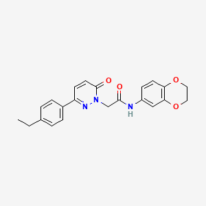 N-(2,3-dihydro-1,4-benzodioxin-6-yl)-2-[3-(4-ethylphenyl)-6-oxopyridazin-1-yl]acetamide