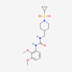 1-((1-(Cyclopropylsulfonyl)piperidin-4-yl)methyl)-3-(2,3-dimethoxyphenyl)urea