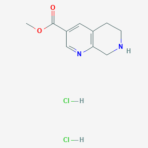 Methyl 5,6,7,8-tetrahydro-1,7-naphthyridine-3-carboxylate dihydrochloride