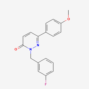 2-(3-fluorobenzyl)-6-(4-methoxyphenyl)pyridazin-3(2H)-one