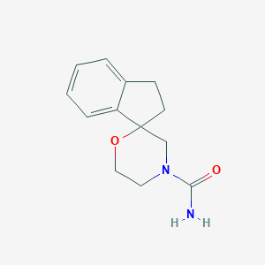 Spiro[1,2-dihydroindene-3,2'-morpholine]-4'-carboxamide