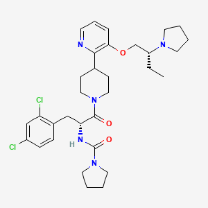 molecular formula C32H43Cl2N5O3 B2846375 SNT-207858 free base 