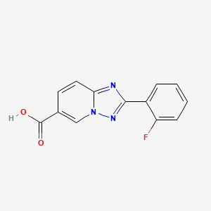 2-(2-Fluorophenyl)-[1,2,4]triazolo[1,5-A]pyridine-6-carboxylic acid