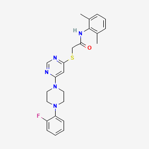 1-{[1-(3-ethylphenyl)-5-pyridin-3-yl-1H-1,2,3-triazol-4-yl]carbonyl}-4-phenylpiperazine