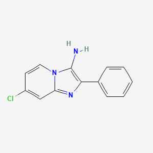 7-Chloro-2-phenylimidazo[1,2-a]pyridin-3-amine