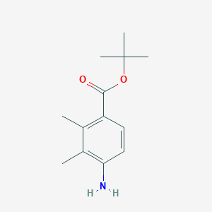 molecular formula C13H19NO2 B2846407 Tert-butyl 4-amino-2,3-dimethylbenzoate CAS No. 2248403-01-0