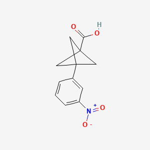 3-(3-Nitrophenyl)bicyclo[1.1.1]pentane-1-carboxylic acid