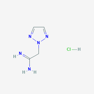 2-(2H-1,2,3-Triazol-2-yl)acetimidamide hydrochloride