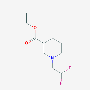 Ethyl 1-(2,2-difluoroethyl)piperidine-3-carboxylate