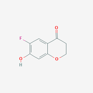 6-fluoro-7-hydroxy-3,4-dihydro-2H-1-benzopyran-4-one