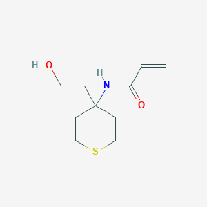 N-[4-(2-Hydroxyethyl)thian-4-yl]prop-2-enamide