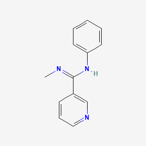 N'-methyl-N-phenyl-3-pyridinecarboximidamide