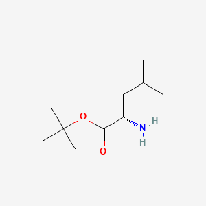 molecular formula C10H21NO2 B2846475 tert-butyl (2S)-2-amino-4-methylpentanoate CAS No. 21691-53-2; 2748-02-9