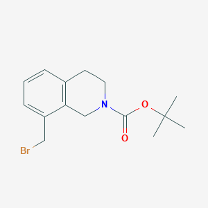 tert-butyl 8-(bromomethyl)-3,4-dihydro-1H-isoquinoline-2-carboxylate