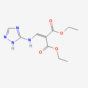 diethyl 2-[(1H-1,2,4-triazol-5-ylamino)methylidene]propanedioate