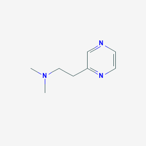molecular formula C8H13N3 B2846546 dimethyl[2-(pyrazin-2-yl)ethyl]amine CAS No. 66580-25-4